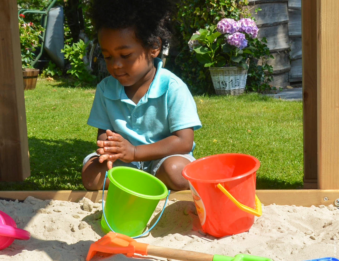 Jungle Lodge | Wooden climbing frame with swing