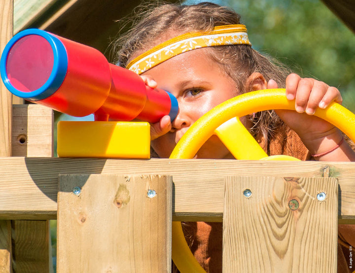 Jungle Sierra | Wooden climbing frame with swings & climbing net