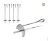 Screw-in ground anchors (4x)