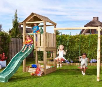 Drewniana Huśtawka dla dzieci • House 2-Swing 