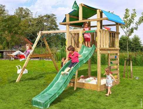Kids Swing and Slide Set • Fort 2-Swing 